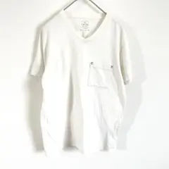 タケオキクチ　TK Tシャツ　半袖　白　Ｖネック　S シンプル