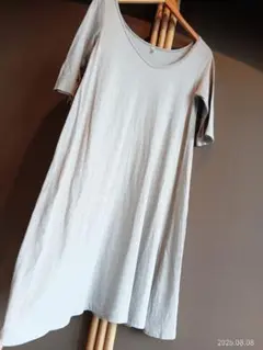 コットン100% 半袖ワンピース