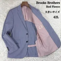 【大きいサイズ】ブルックスブラザーズ レッドフリース チェック柄 ジャケット