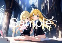 A4サイズアートポスター 1点もの 美女ポスター最高品質 E-L-４５