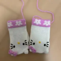 ハローキティ ニット手袋 キッズ