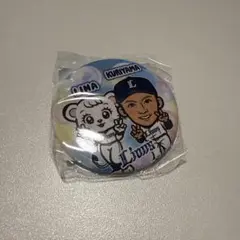 埼玉西武ライオンズ LIONS 栗山選手 ライナ　缶バッジ