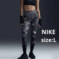 【NIKE 】ドライフィットハイウエスト 7/8 プリントレギンス　スパッツ L