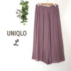 UNIQLO ユニクロ♡L♡プリーツガウチョパンツ