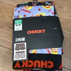 【新品タグ付き】　チャッキー　メンズ ボクサーパンツ　２枚組 Ｌ