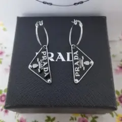 【未使用】PRADA フェザー ピアス 三越伊勢丹 | PRADA/プラダ_Women通販 | メタル ピアス【送料