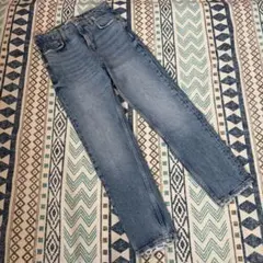 ZARA デニムパンツ ブルー レディース