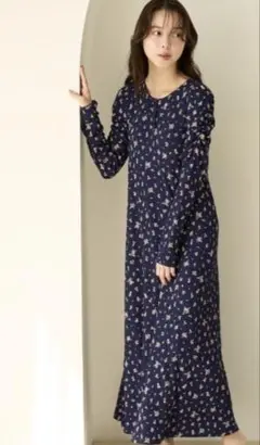 SNIDEL HOME × 新木優子 ジャガードマーメイドワンピース