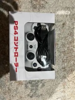 PS4コントローラー ホワイト ケーブル付き