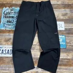 Dickies 38×34 ブラック ダブルニー ワークパンツ XL相当