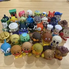 アンパンマン キャラクター　玩具 35 セット　金色　指人形　まとめ売り