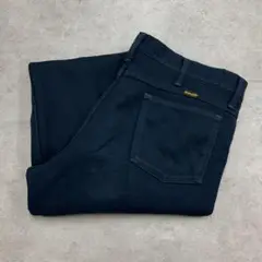 wrangler　ランチャー　ドレスジーンズ　センタープレス　古着　紺　W36