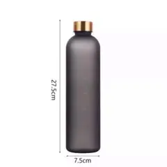 ウォーターボトル タイムマーカー付 1000ml ブラック