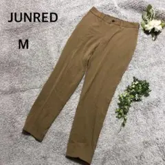 ジュンレッド　スラックス　ウエストゴム　ビジネス　シンプル　M　ベージュ