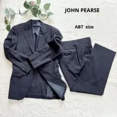 ジョンピアース　JOHN PEARSE メンズスーツ　ストライプ　AB7