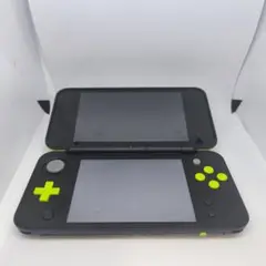 New ニンテンドー 2DS LL ブラック× ライム　動作品
