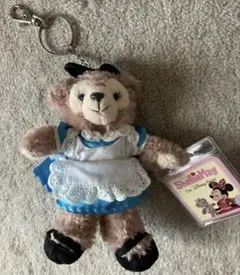 シェリーメイ　ぬいぐるみキーチェーン　アリスコスチューム　香港ディズニー