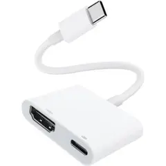 USB Type-C HDMI 変換アダプタ 2in1 4K@30Hz