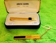 pierre cardinネクタイピン　2本セット　オニキスタイプ　1個は箱付き