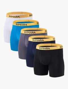 SUMABA ボクサーパンツ 5枚セット　XL
