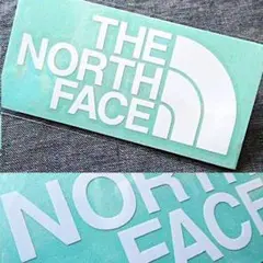 THE NORTH FACE ロゴ カッティングステッカー NN32513 WH