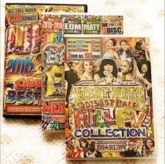 DJ  MIX  コンピレーションDVD 各３枚組 3個セット