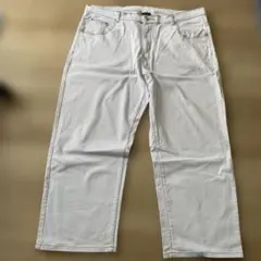ホワイトデニムパンツ 44インチ