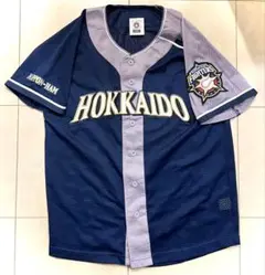 ファイターズ 日ハム ユニフォーム 紫 ネイビー Sサイズ 背番号なし