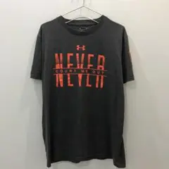 J374 アンダーアーマー 半袖スポーツウェアTシャツ グレー メンズ XL