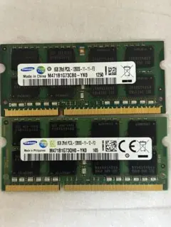 Samsung 8GB X 2 DDR3 PC3-12800 メモリ