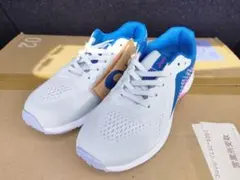 ASICS キッズ スニーカー ホワイト/ブルー/ピンク