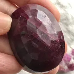 ルビー 特大 209.6ct 41.92g 色強化 天然石ルビー 天然ルビー