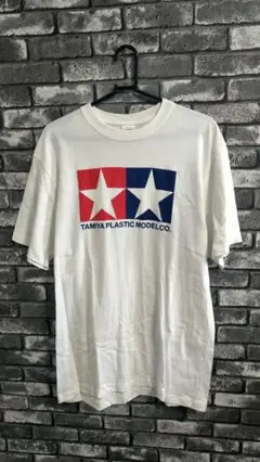 TAMIYA 星ロゴ Tシャツ ホワイト