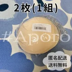 ブラジャー ナイト ブラ 替え パッド カップ パット 1ペア 2枚組 ベージュ