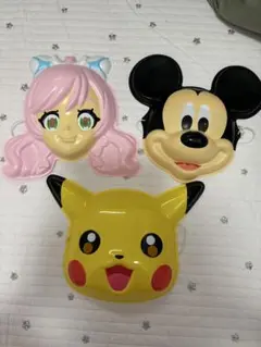 キャラクターマスクセット（ピカチュウ・ミッキー・アニメ）