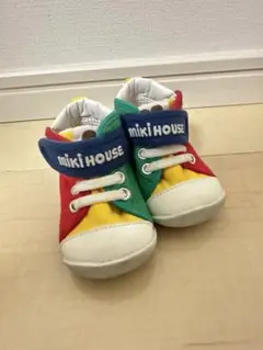 miki HOUSE マルチカラー ファーストシューズ　11.5cm