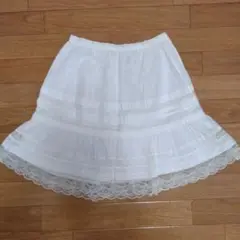 お値下げ✩IENA SLOBE✩ミニスカート 36 ホワイト