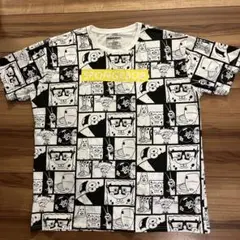 スポンジボブ モノクロTシャツ XL