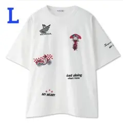 L【新品】サンリオ　HONDA ホンダ　コラボ　マイメロ　Tシャツ 半袖