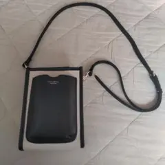 VIOLADORO スマホショルダーバッグ 黒