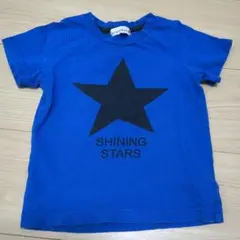branshes 星プリント Tシャツ 青