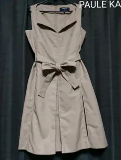 PAULE KA ポールカ ワンピース ベージュ 38