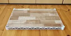 アイリスオーヤマ スチールラック追加棚板 幅55cm ホワイト 天板付き