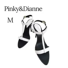 Pinky&Dianne ホワイト サンダル M