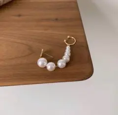 新品ピアス☆ パール☆ ゴールド ☆