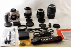 ◼️極美級◼️ ソニー Sony α300 Wレンズセット + おまけ有り ◼️