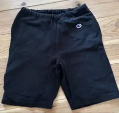 Champion ブラック ハーフパンツ