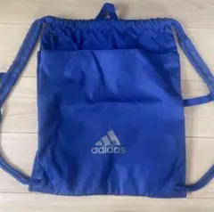 adidas アディダス　ナップザック　青　ブルー
