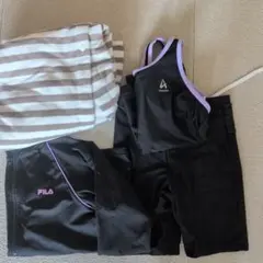 FILA 女児水着セット　タオル付き