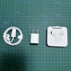 Apple USBケーブル・ACアダプタ・イヤフォンセット